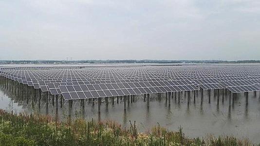 南京最大漁光互補光伏電站并網投運