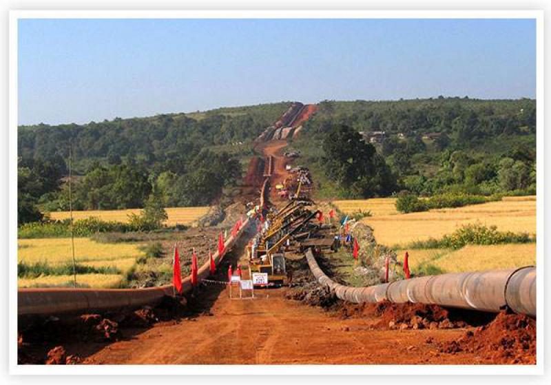 中緬原油管道平穩運行425天 累計向國內輸油超千萬噸