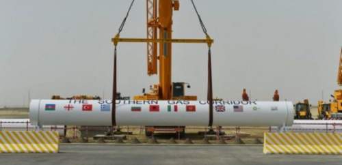 德國(guó)正在繼續(xù)擴(kuò)大南部天然氣走廊向土庫(kù)曼斯坦，伊朗和伊拉克的擴(kuò)張