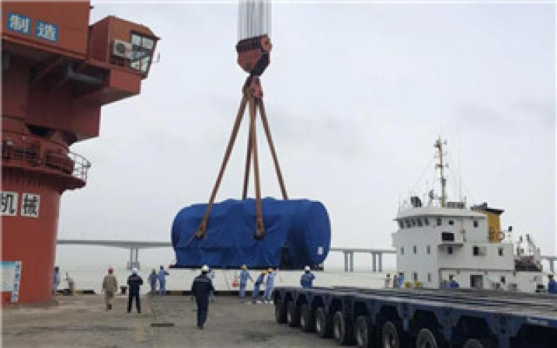 田灣5號(hào)機(jī)組發(fā)電機(jī)定子吊裝就位！