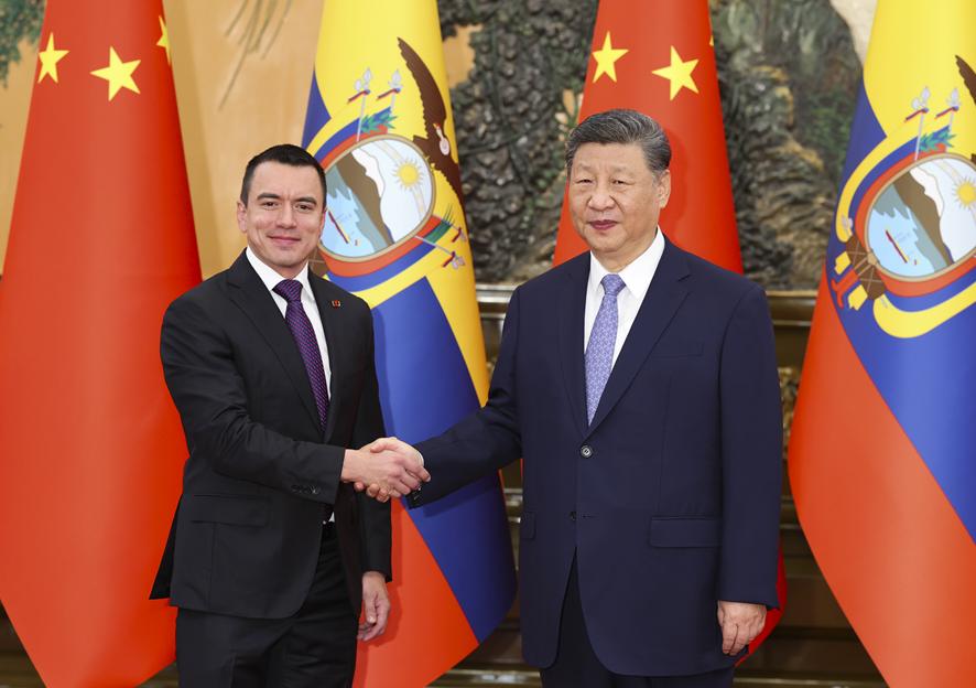 中國和厄瓜多爾共同簽署推進“一帶一路”建設的合作規(guī)劃