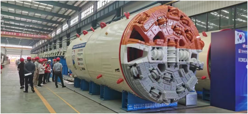 鐵建重工盾構(gòu)機(jī)助力韓國瑞山市電纜隧道工程貫通