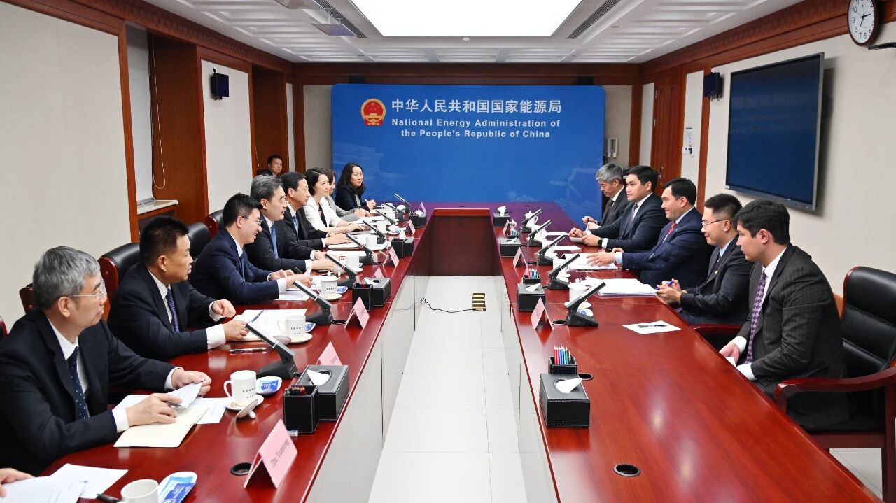 國家能源局主要負責人會見哈薩克斯坦能源部部長