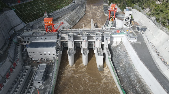 中國電建成都院綽斯甲水電站實現下閘蓄水重要節點目標